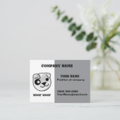 Carte de visite du logo Puppy linux (Debout devant)