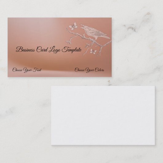 Carte de visite du logo Raven (Devant / Derrière)