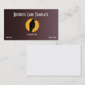 Carte de visite du logo Silhouette Black Bird Rave (Devant / Derrière)