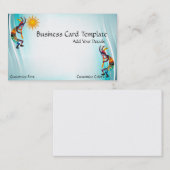 Carte de visite du logo Sun Two Kokopelli (Devant / Derrière)