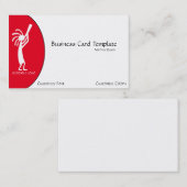 Carte de visite du logo White Kokopelli (Devant / Derrière)