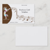 Carte de visite du logo White Kokopelli (Devant / Derrière)