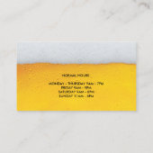 Carte de visite du magasin de bières Liquor (Dos)