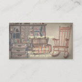 Carte de visite du magasin de meubles anciens (Dos)