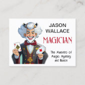 Carte de visite du magicien personnalisé (Devant)