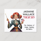 Carte de visite du magicien personnalisé (Devant)