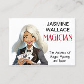 Carte de visite du magicien personnalisé (Devant)