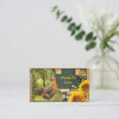 Carte de visite du marché des producteurs de poule (Debout devant)