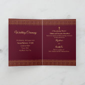 Carte de visite du mariage royal indien Ganesha (Intérieur)