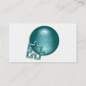 Carte de visite du monde de puzzle (Dos)