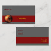 Carte de visite du monde du cuivre (Devant / Derrière)