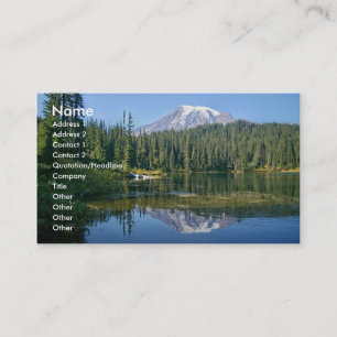 Carte de visite du mont Rainier.