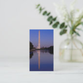 Carte de visite du monument de Washington (Debout devant)