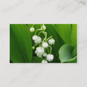 Carte de visite du muguet (Dos)