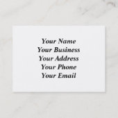 Carte de visite du nid des oiseaux (Dos)