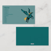 Carte de visite du Pegasus (Turquoise) (Devant / Derrière)