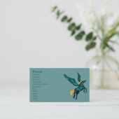 Carte de visite du Pegasus (Turquoise) (Debout devant)