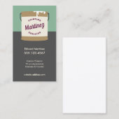 Carte de visite du peintre de la maison (Devant / Derrière)