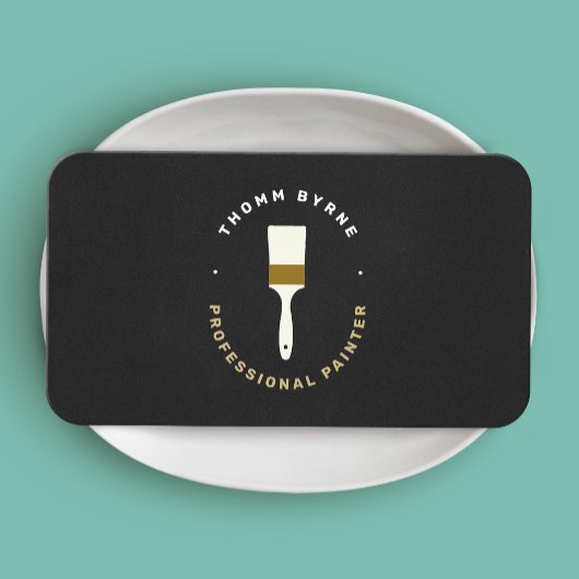 Carte de visite du peintre de la maison