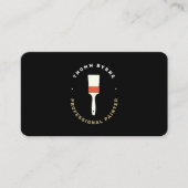 Carte de visite du peintre de la maison (Devant)