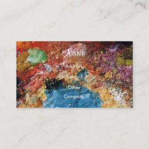 Carte de visite du peintre I - personnalisable