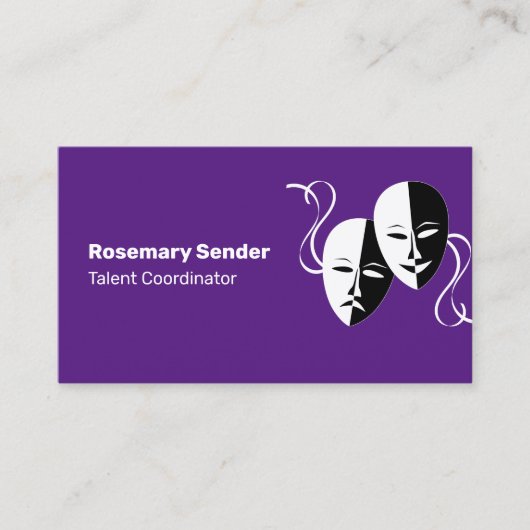 Carte de visite du personnel de production de l'éq (Devant)