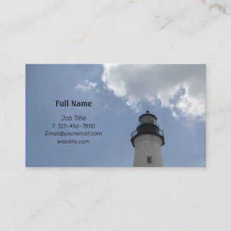 Carte de visite du phare de Beach