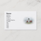 Carte de visite du phare de Nobska Point (Devant)