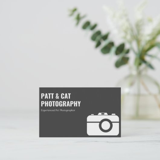 Carte de visite du photographe (Debout devant)