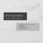 Carte de visite du photographe tendance Grey Skinn (Devant / Derrière)