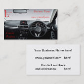 Carte de visite du pilote d'apprentissage (Devant / Derrière)