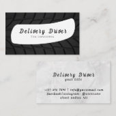 Carte de visite du pilote de livraison (Devant / Derrière)