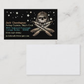 Carte de visite du pirate 2 de l'espace (Devant / Derrière)