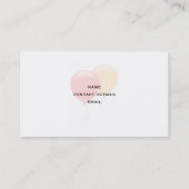 Carte de visite du planificateur de fête (rouge et (Dos)