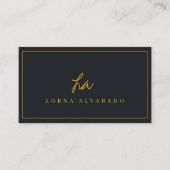 Carte de visite du planificateur d'événements mode (Devant)