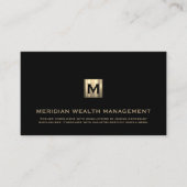 Carte de visite du planificateur financier Gold Mo (Devant)