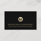 Carte de visite du planificateur financier Gold Mo (Devant)