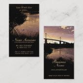 Carte de visite du pont Silhouette Nature (Devant / Derrière)