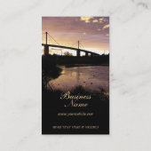 Carte de visite du pont Silhouette Nature (Dos)