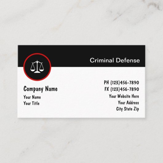 Carte de visite du procureur (Devant)