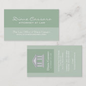 Carte de visite du procureur (Devant / Derrière)