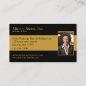 Carte de visite du procureur (Dos)