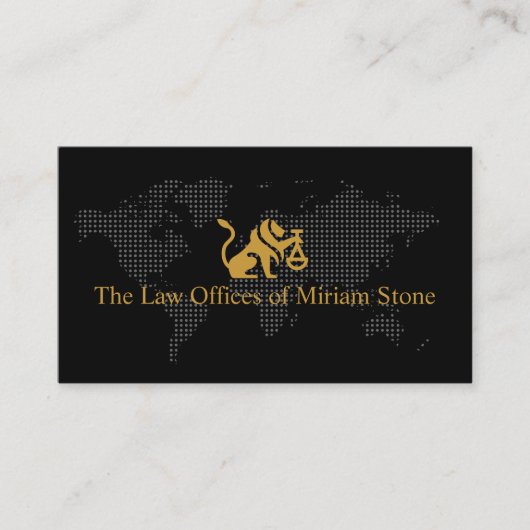 Carte de visite du procureur (Devant)