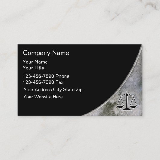 Carte de visite du procureur (Devant)