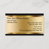 Carte de visite du procureur (Devant)