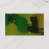 Carte de visite du procureur Abstrait vert (Dos)