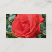 Carte de visite du profil de la nature des fleurs  (Dos)