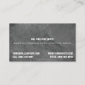 Carte de visite du programme d'installation de mos (Dos)