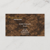 Carte de visite du programme d'installation de tap (Devant)