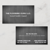 Carte de visite du programme d'installation du sol (Devant / Derrière)